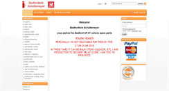 Desktop Screenshot of bedford-ersatzteile.de